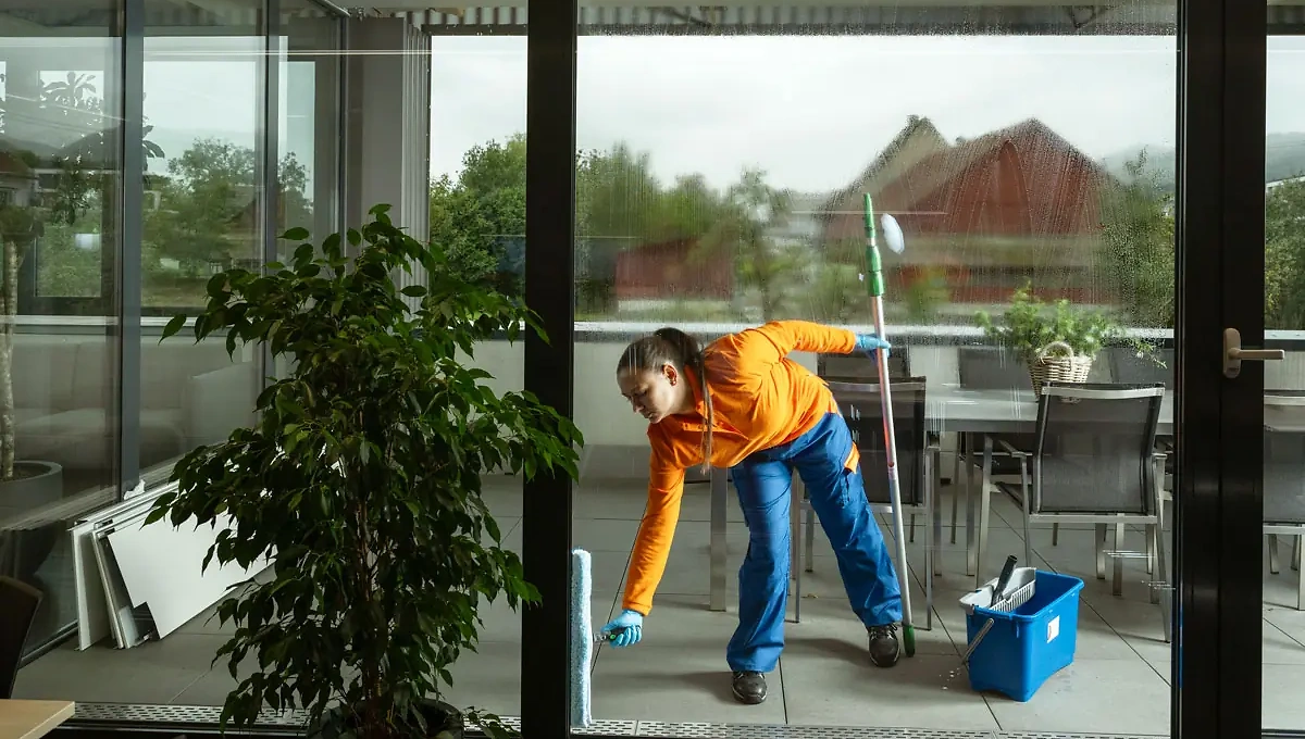 Fensterreinigung Terasse