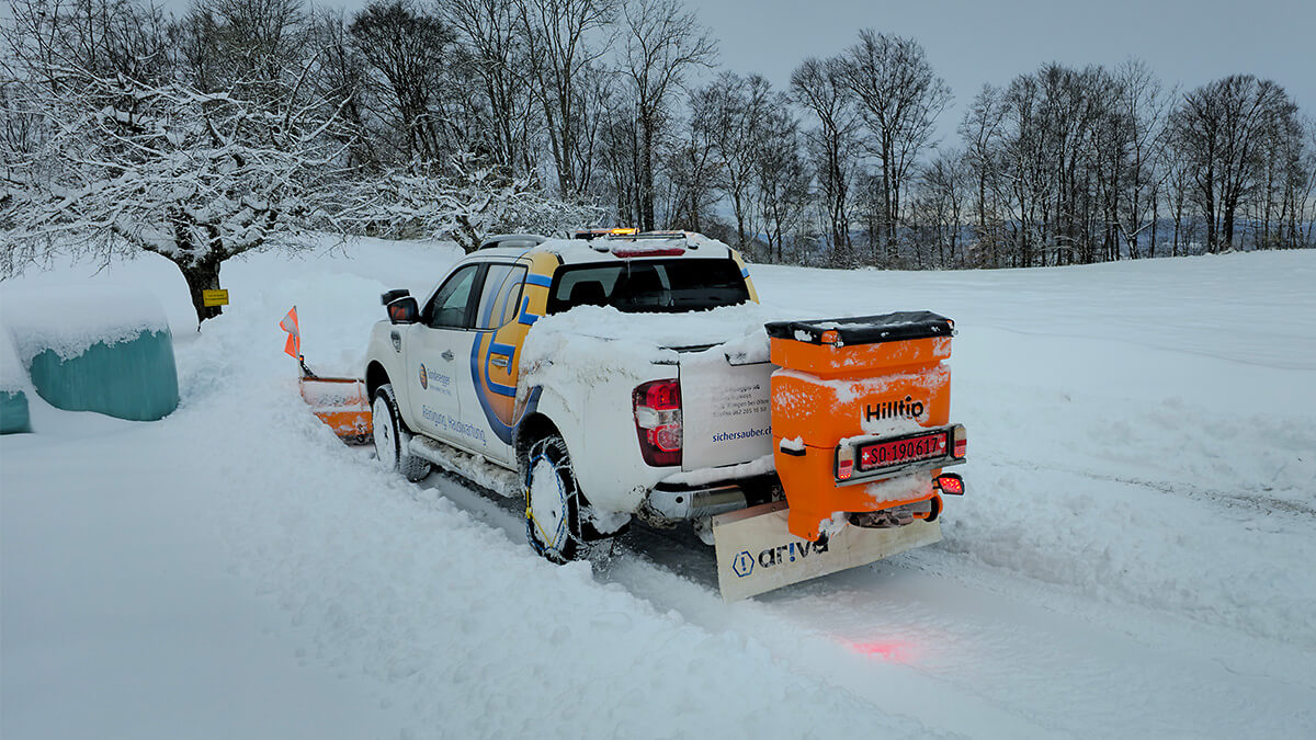 Winterdienst Parkfeld