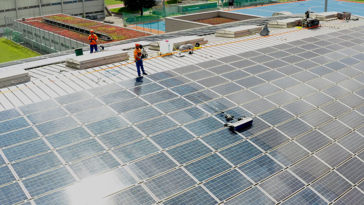 Solarreinigung für maximale Leistung