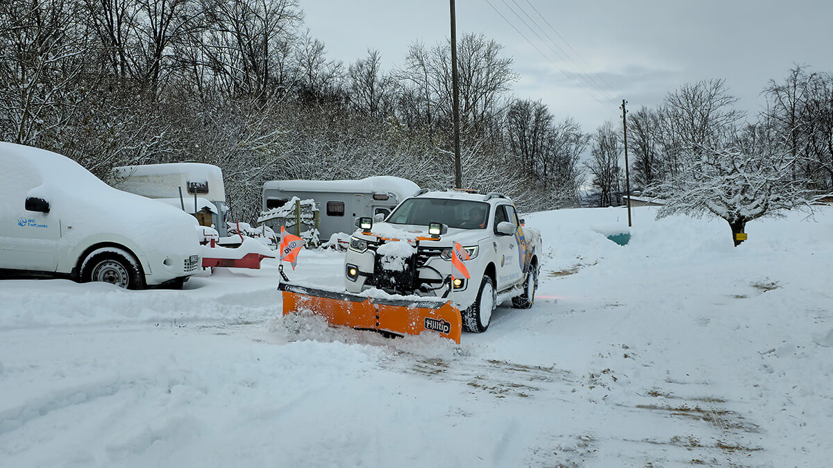 Winterdienst Parkplatz