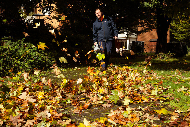 Gr&uuml;nabfuhr Entsorgung Gartenabfall Laubbl&auml;ser P Sonderegger AG
