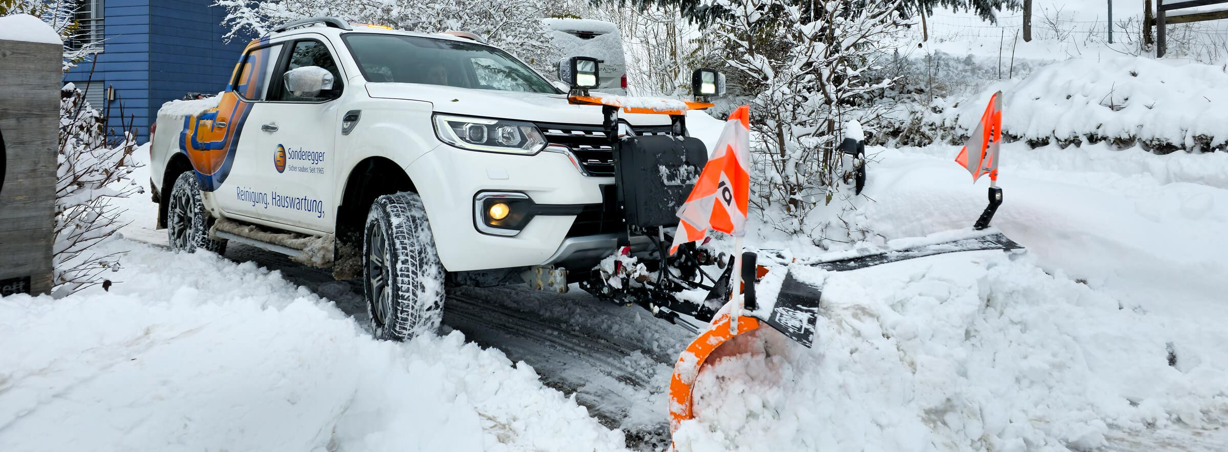 Winterdienst Schneer&auml;umung P. Sonderegger AG